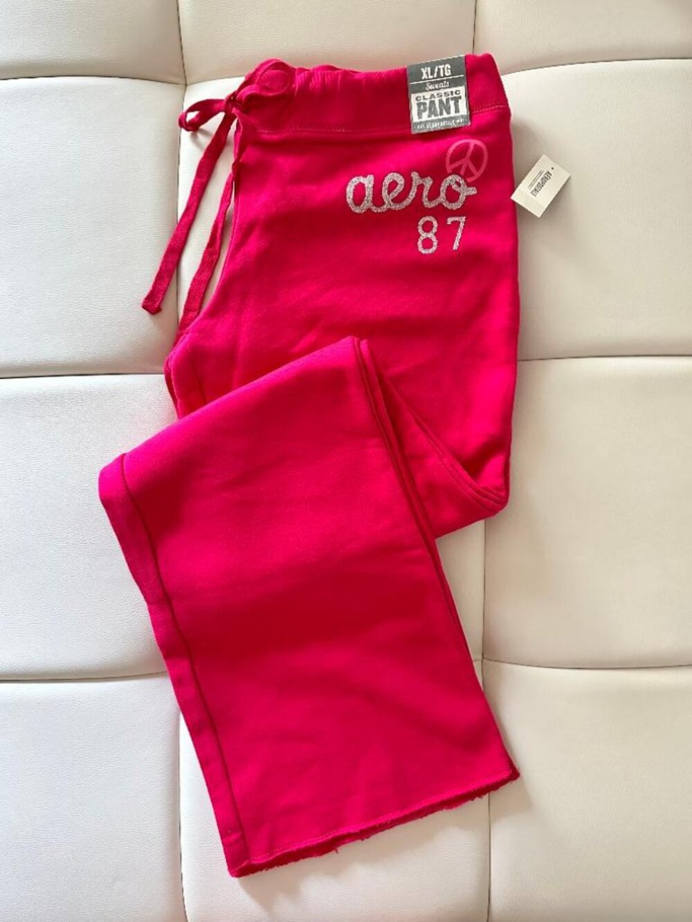 NWT Women's AEROPOSTALE Aero 87 Classic Sweatpants Size XL/TG MSRP: $39.50